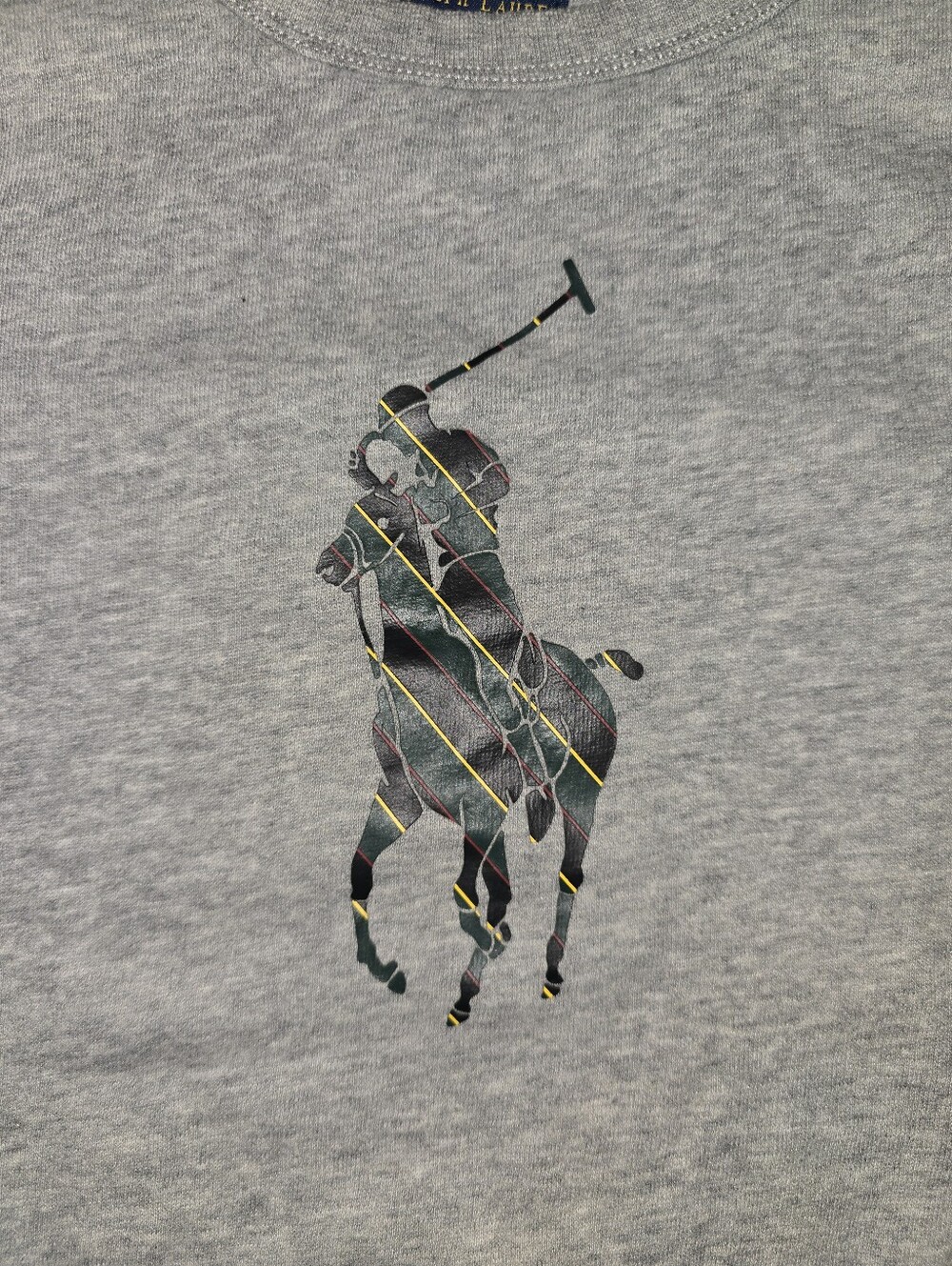 Polo by Ralph Lauren Gray Logo Crewneck Sweater